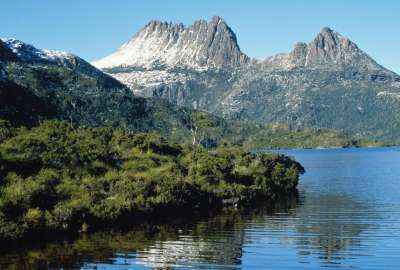 Dove Lake At Cradle Mountain Tasmania Australia
