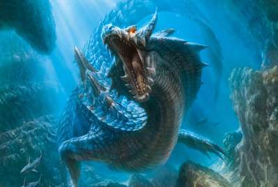 Dragon In The Underwater World