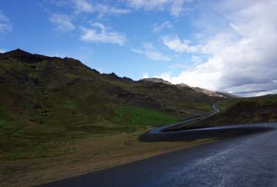 Driving Through Reykjanesfólkvangur in Iceland
