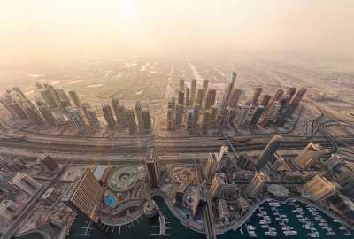 Dubai Waterfront Haze