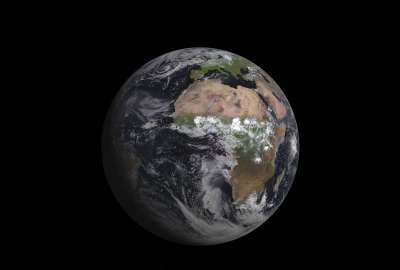 Earth From Weather Satellite MSG 3