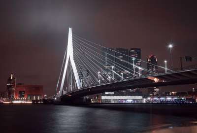 Erasmus Bridge at Night