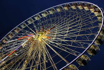 Ferris Wheel During Night
