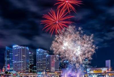 Fireworks In Darling Harbour
