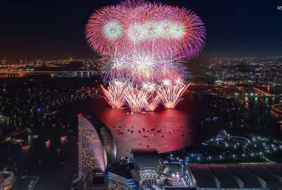 Fireworks in Yokohama