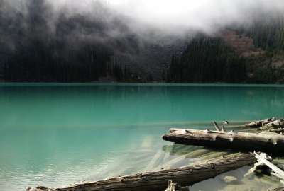 Foggy Morning at Joffre Lake - British Columbia Canada