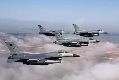 Formation of F Fighting Falcons
