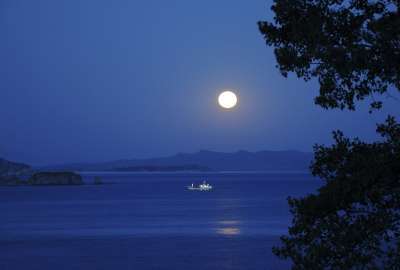 Full Moon Over The Lake 12867