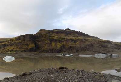 Glacial Lake Near Sólheimajökull Iceland