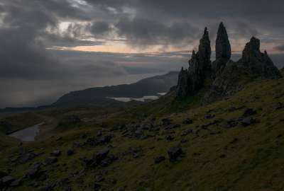 Got Up Before Dawn a Few Days Ago to Hike Up to The Old Man of Storr in Scotland for Sunrise