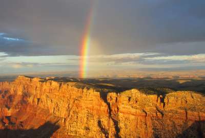 Grand Canyon at Sunset Plus Rainbow