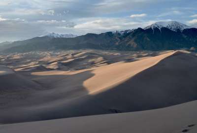 Great Sand Dunes National Park CO at Sunset
