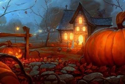 Halloween Farmhouse