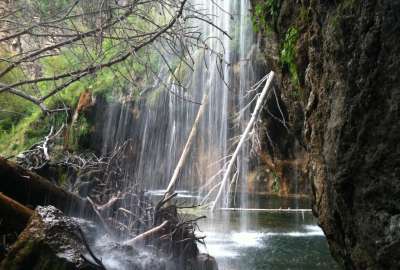 Hanging Lake in Glenwood Springs CO From a Different Side