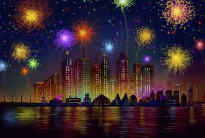 Happy New Year 2015 Dubai