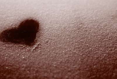 Heart Shape in Sand