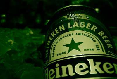 Heineken Closeup