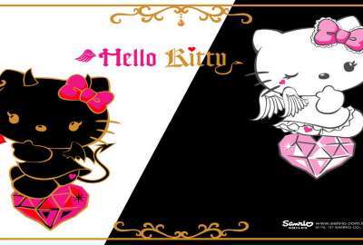 Hello Kitty Angel And Devil