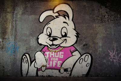 Hip Hop Bunny Graffiti