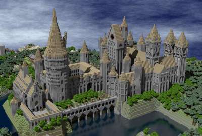 Hogwarts Castle X Top D Minecraft Renders