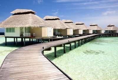 Houses Ocean Water Tropical Summer Resort