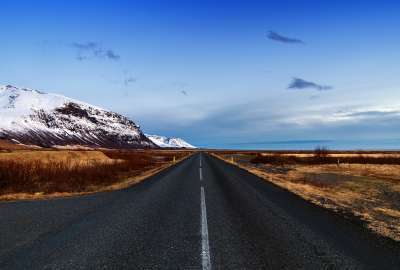 Icelandic Road Skaftafell Iceland