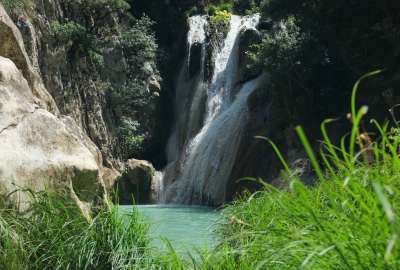 Kadoula Lake Polylimnio Waterfall Greece
