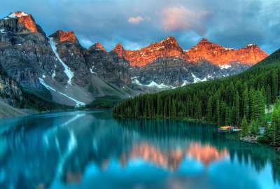 Lake Moraine Banff National Park Canada
