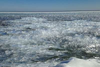 Lake Superior Ice Bete Grise Bay