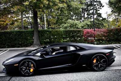 Lamborghini Aventador Black 9742