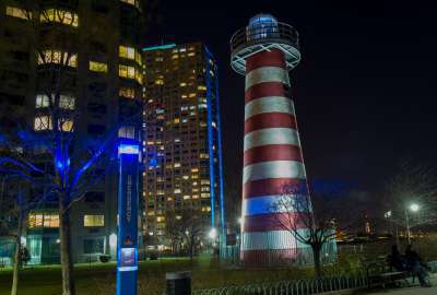 Lefrak Point Lighthouse Jersey City NJ