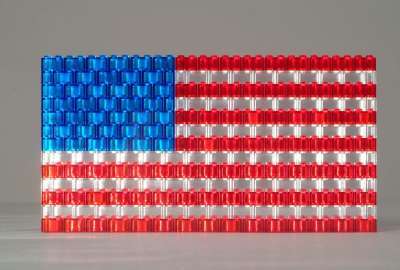 Lego American Flag