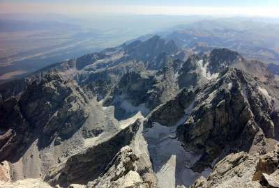Looking South From the Summit of the Grand Teton