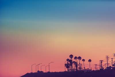 Los Angeles California at Sunset