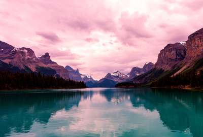 Maligne Lake in Canada