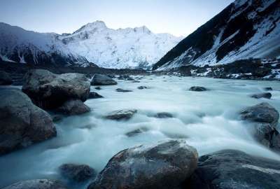 Melting Glacier in New Zealand