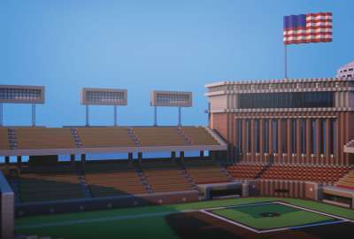 Minecraft Baseball Stadium