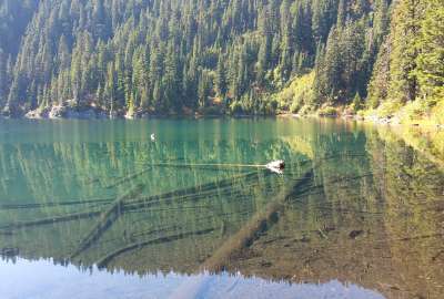 Mirror Lake in the Snoqualmie Range