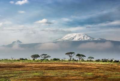 Mount Kilimanjaro From Amboseli National Park Kenya