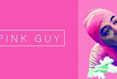 My Friend Made This Vector Art of Pink Guy