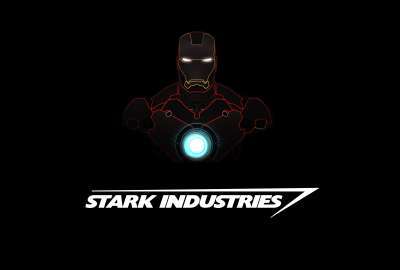Neon Iron Man