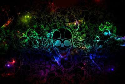 Neon Skulls