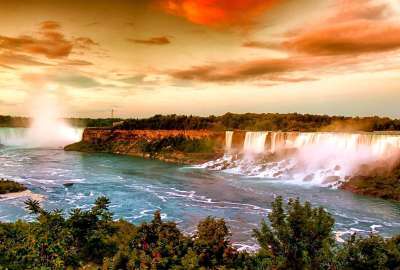Niagara Falls At Sunset CANADA