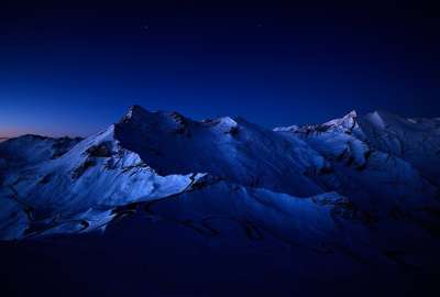 Night Mountain Range