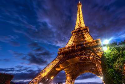 Night Vision Eiffel Tower