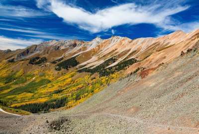 Ophir Pass Colorado Summit in Fall