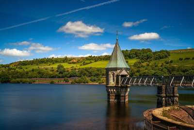 Pontsticill Reservoir Wales UK