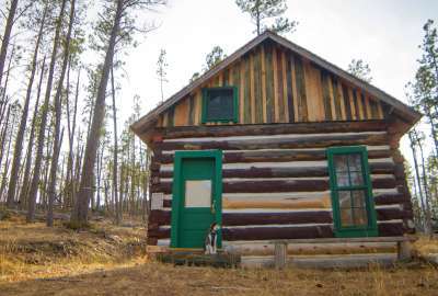 Preserved Cabin in the Black Hills of South Dakota