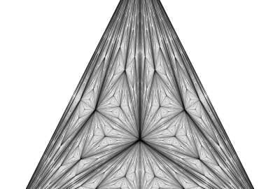 Prism Fractal Monochrome