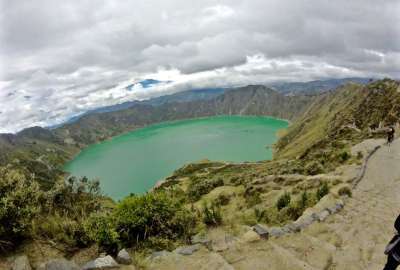 Quilotoa Lake Ecuador in May